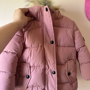 Sam Edelman Blush Pink Kids Puffer Jacket